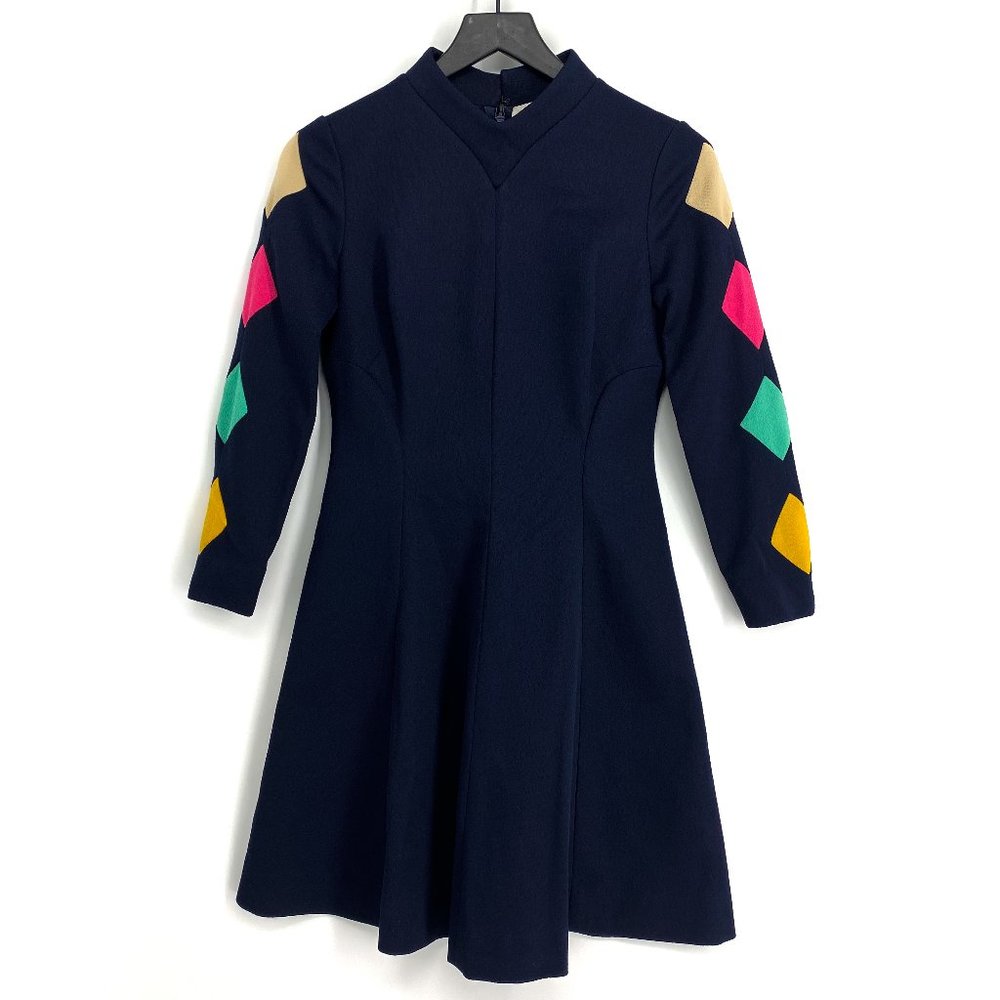 Vintage ALFRED WERBER Diamond Fit & Flare Dress